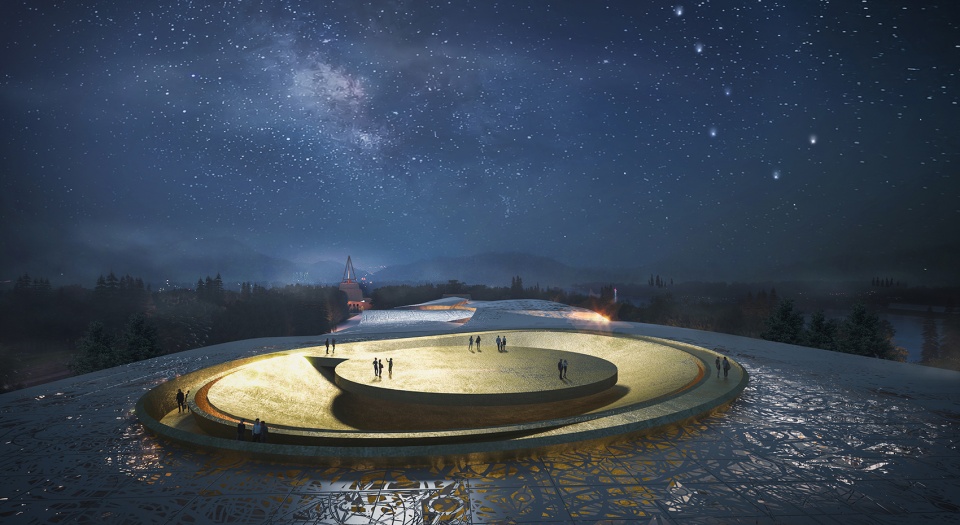 ad new hall and visitor center of sanxingdui museum conceptual architectural design by biad 6a8studio
