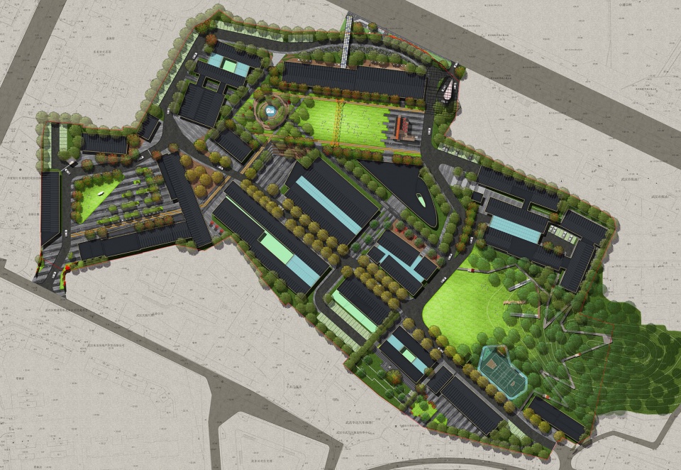 Central China Xiaoguishan Financial Cultural Park China by metrostudio