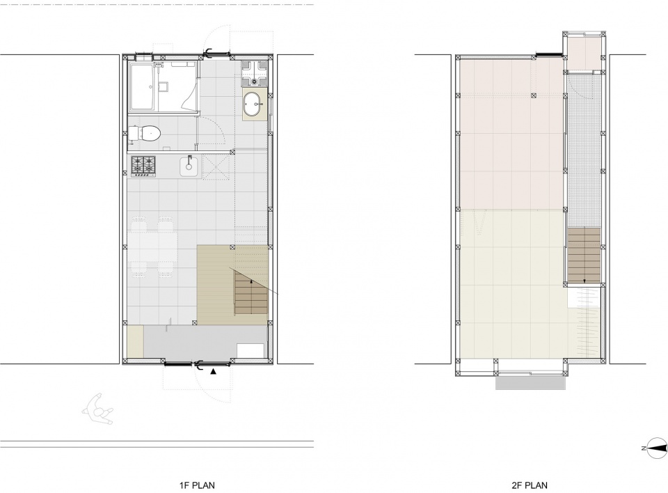 megurohoncho house by roovice
