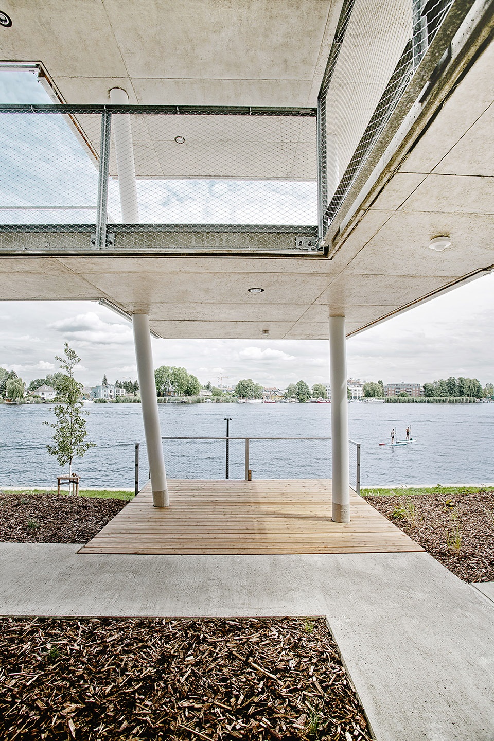 Footbridge on the water LOVE architecture and urbanism