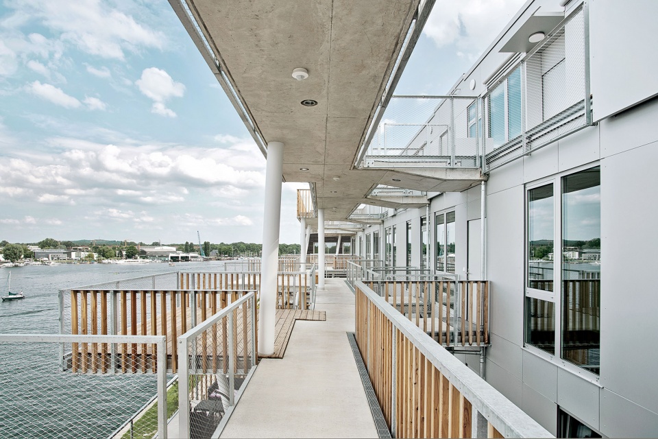 Footbridge on the water LOVE architecture and urbanism