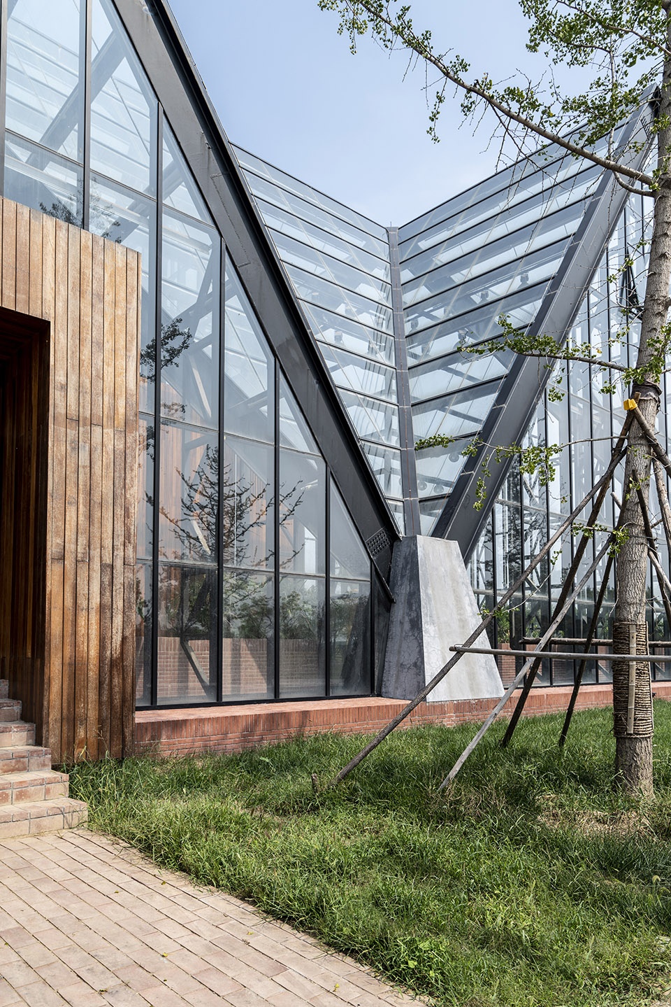Hengshui Botanical Garden Greenhouse Exhibition Hall Interval Architects