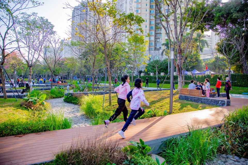 Shangbu Green Corridor Park Shenzhen Urban Transport Planning Center