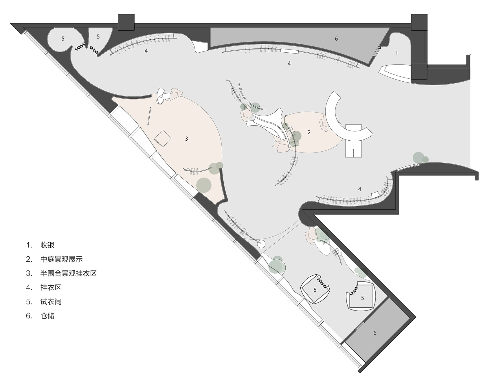 w0311 shanghai tx huaihai store china by hangzhou mountain soil interior design co ltd