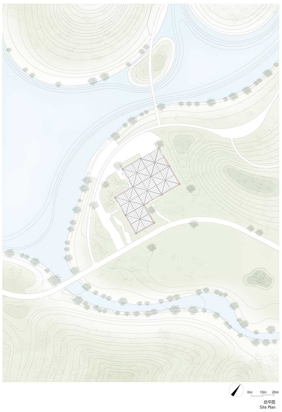 Hengshui Botanical Garden Greenhouse Exhibition Hall Interval Architects