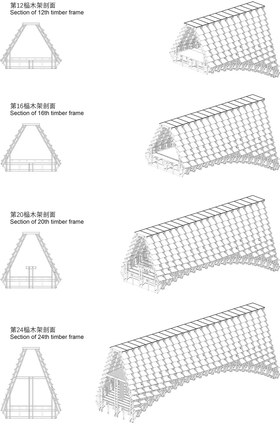 Timber Bridge in Gulou Waterfront LUO studio