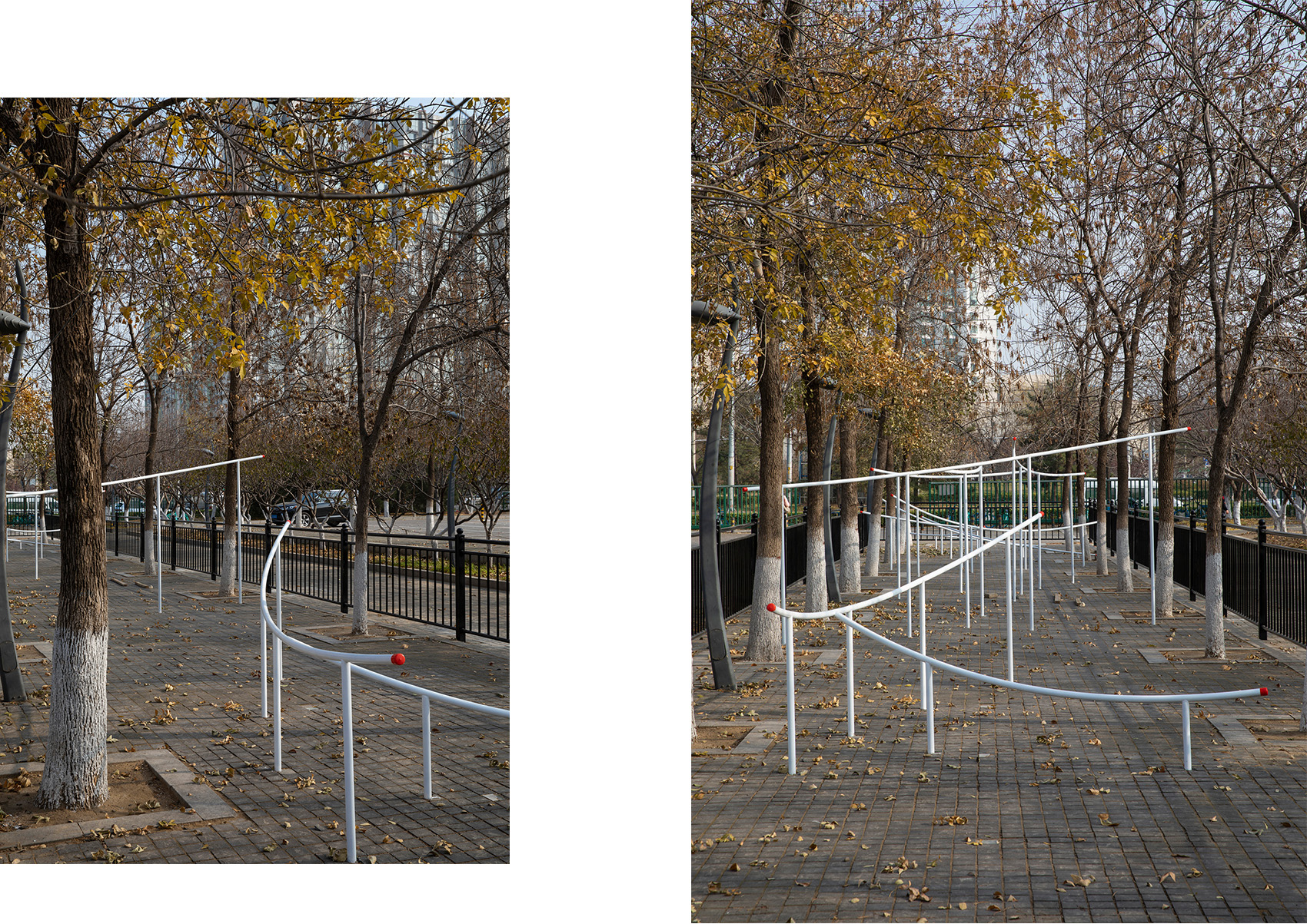 beijing olympic forest parks runners station china by temp
