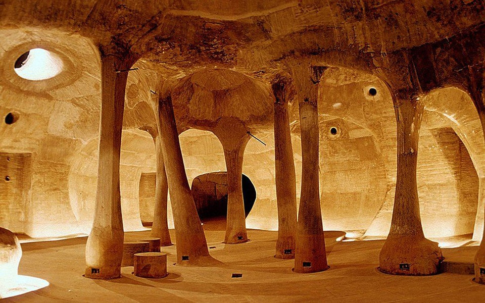 The Amdavad ni Gufa in Ahmedabad is an underground art gallery