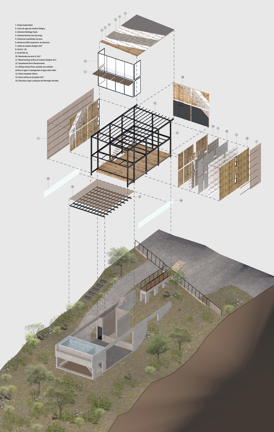 siquiman lodge by pablo senmartin architects