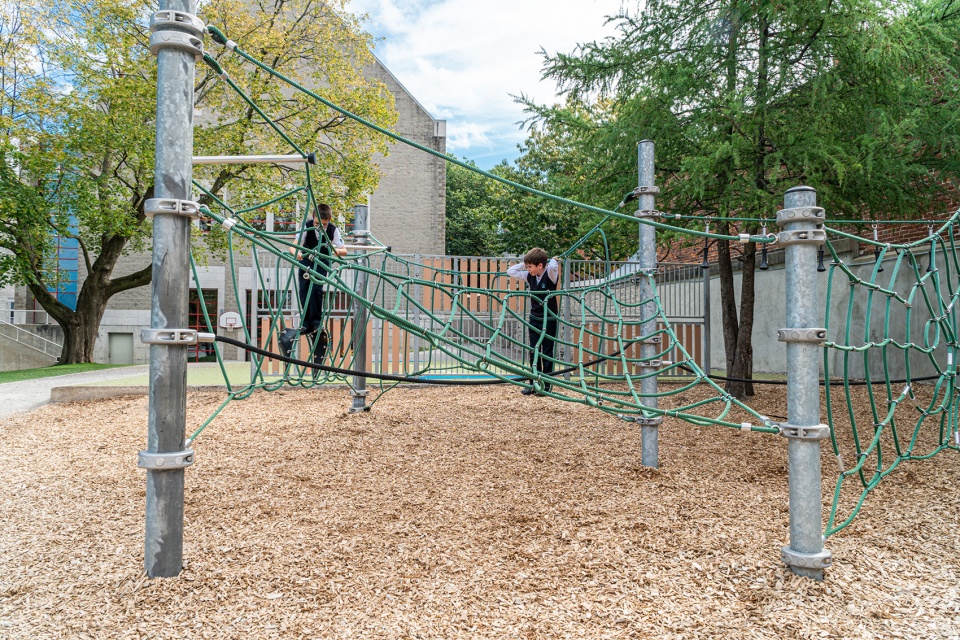 the ursuline school playground by evoq architecture