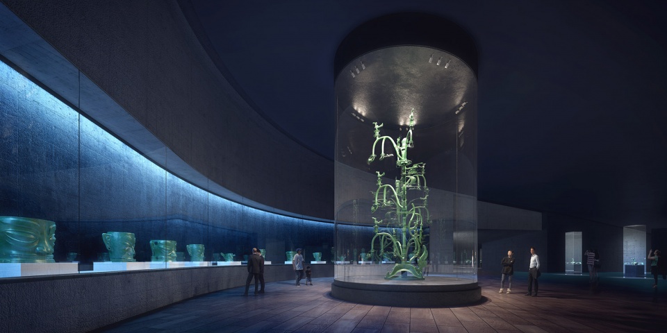 sanxingdui museum winning proposal china southwest architectural design and research institute corp