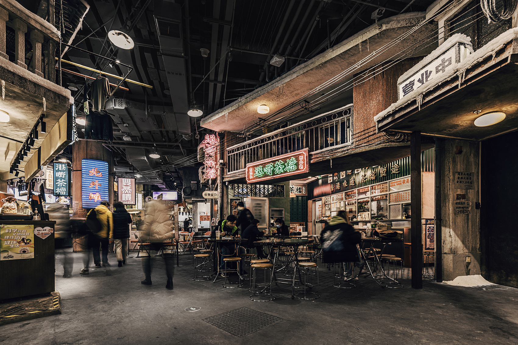 shanghai north bund raffles city long lane by shanghai zhijian space sesign co ltd