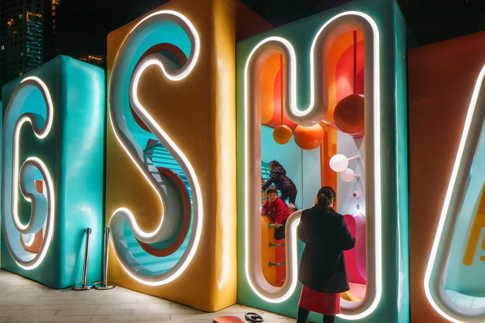 i love changsha installation by 100 architects