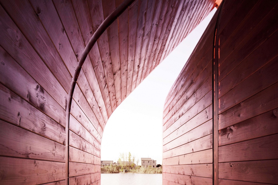 Wooden Pavilion 2 China by LIN Architects