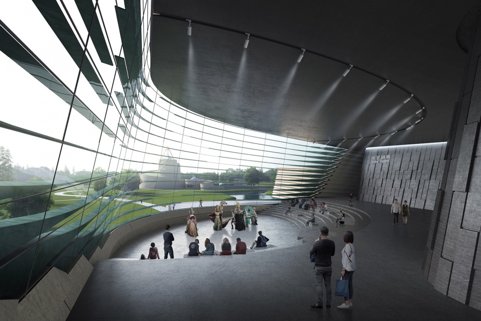 sanxingdui museum winning proposal china southwest architectural design and research institute corp