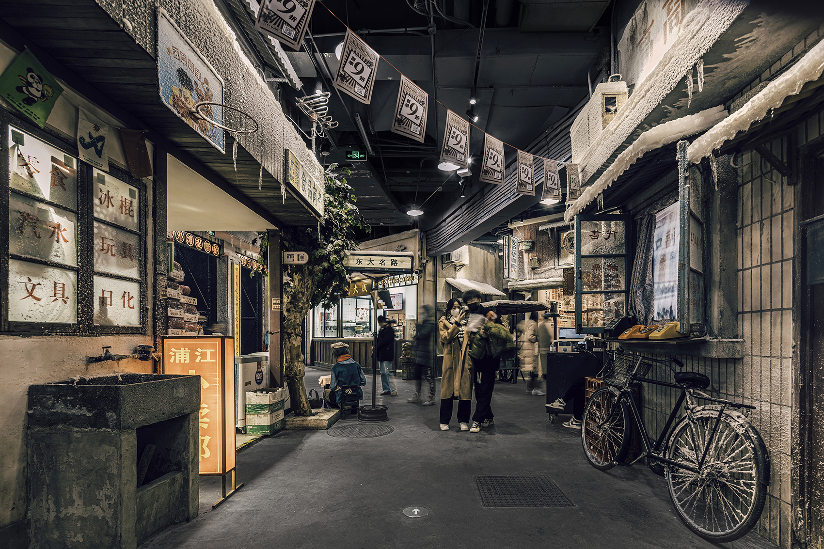 shanghai north bund raffles city long lane by shanghai zhijian space sesign co ltd