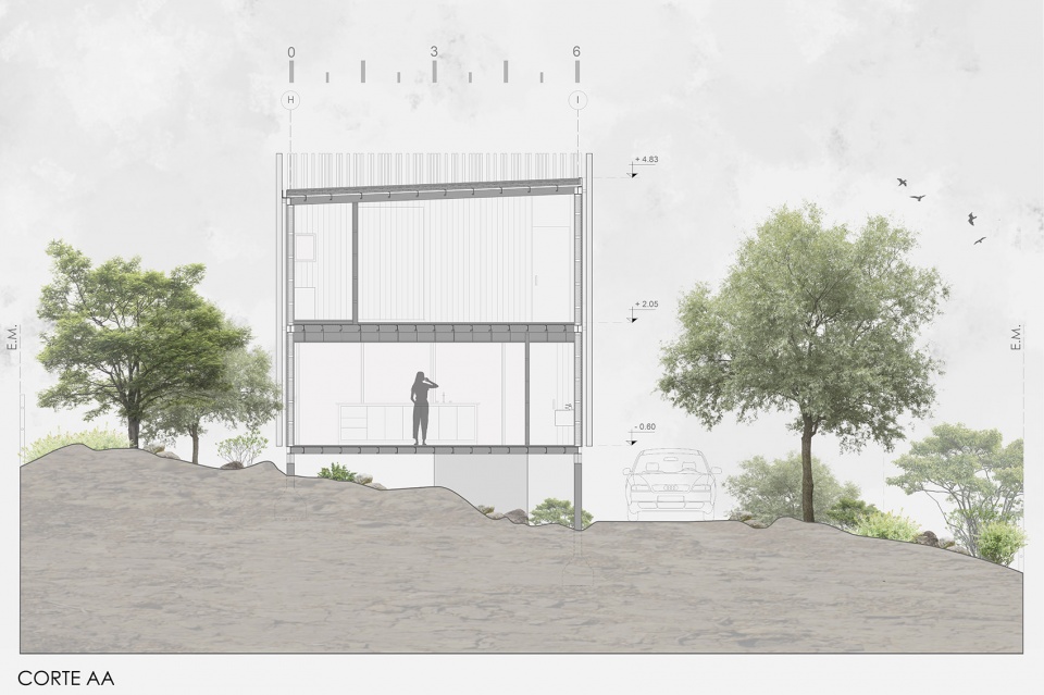 siquiman lodge by pablo senmartin architects