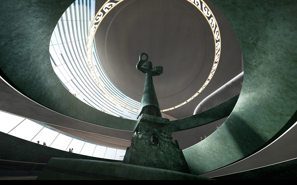sanxingdui museum winning proposal china southwest architectural design and research institute corp