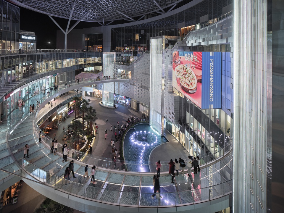 nanjing jiangbei wondercity shopping center hanging waterfall musical fountain by crazywater