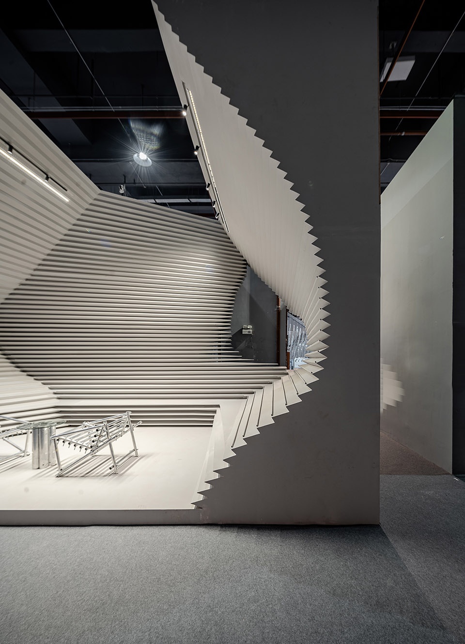 Duo purposed Exhibition Pavilion by Atelier Alter Architects