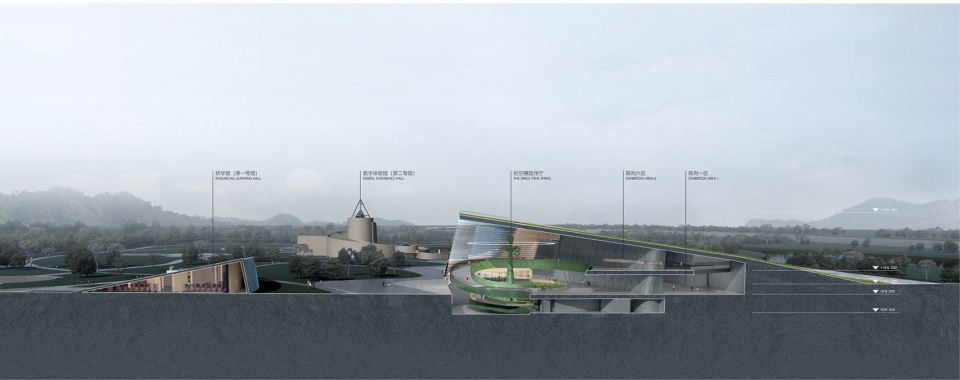 sanxingdui museum winning proposal china southwest architectural design and research institute corp