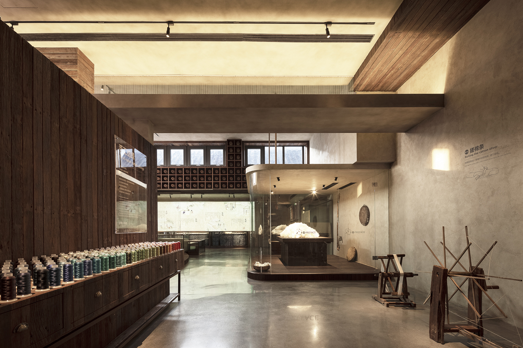 Da Sheng Weaving Museum, China by Yejian Interior Design 谷德设计网