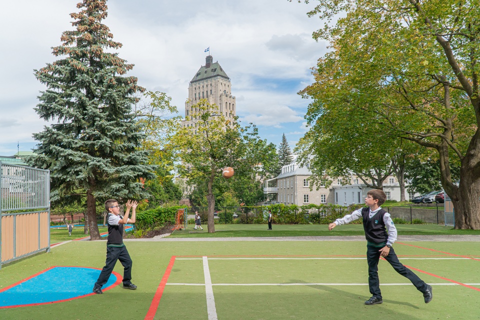 the ursuline school playground by evoq architecture
