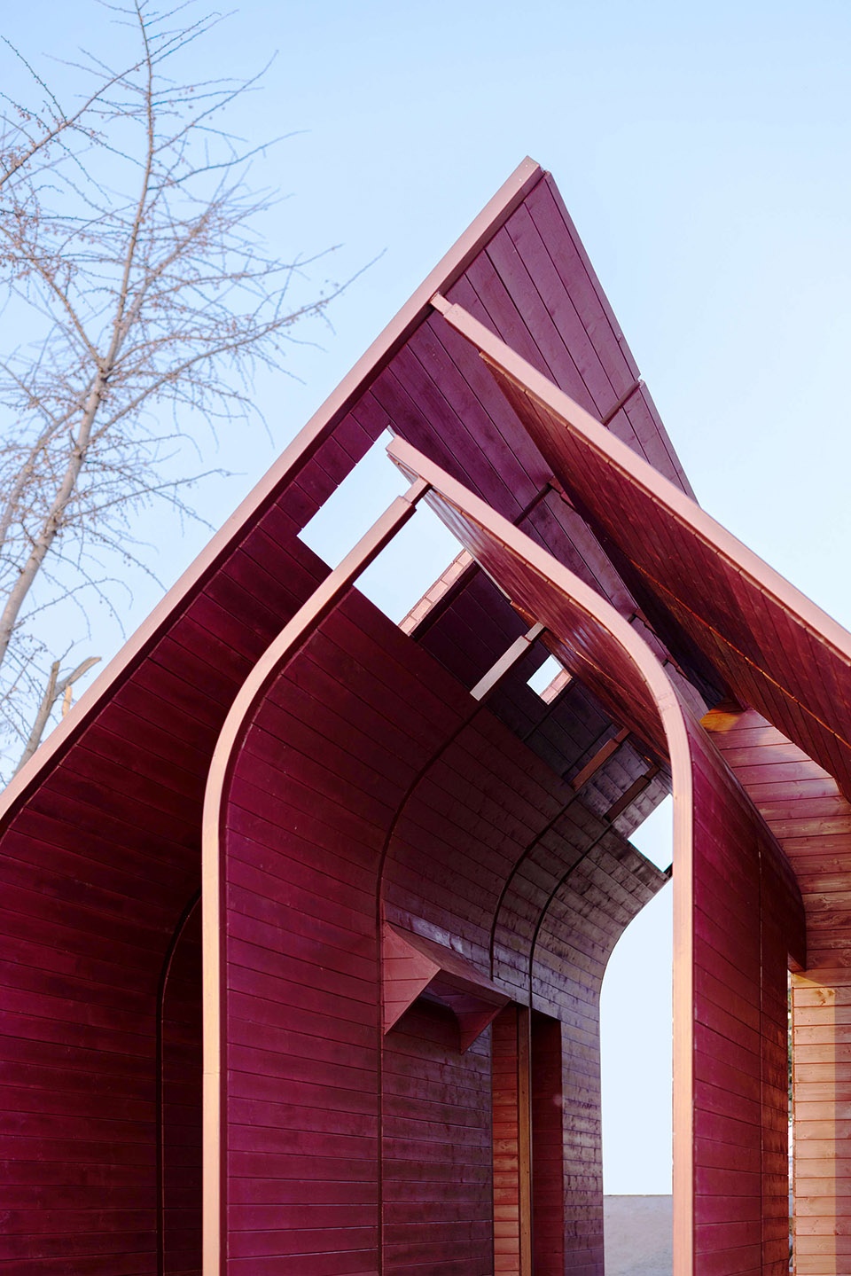 Wooden Pavilion 2 China by LIN Architects