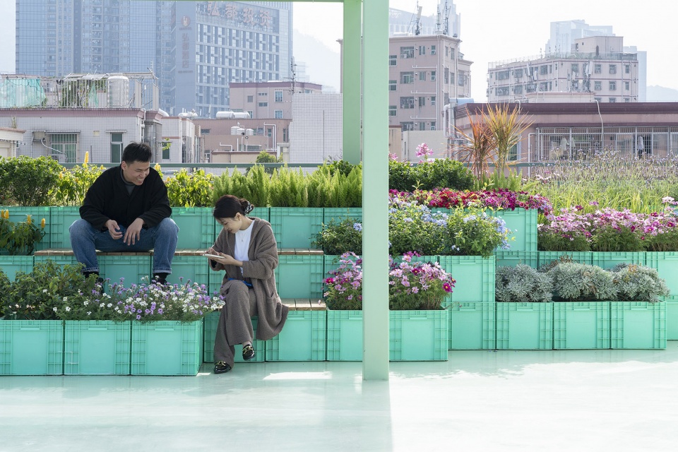 Co build Roof Garden Green Cloud Garden China by 11ARCHITECTURE