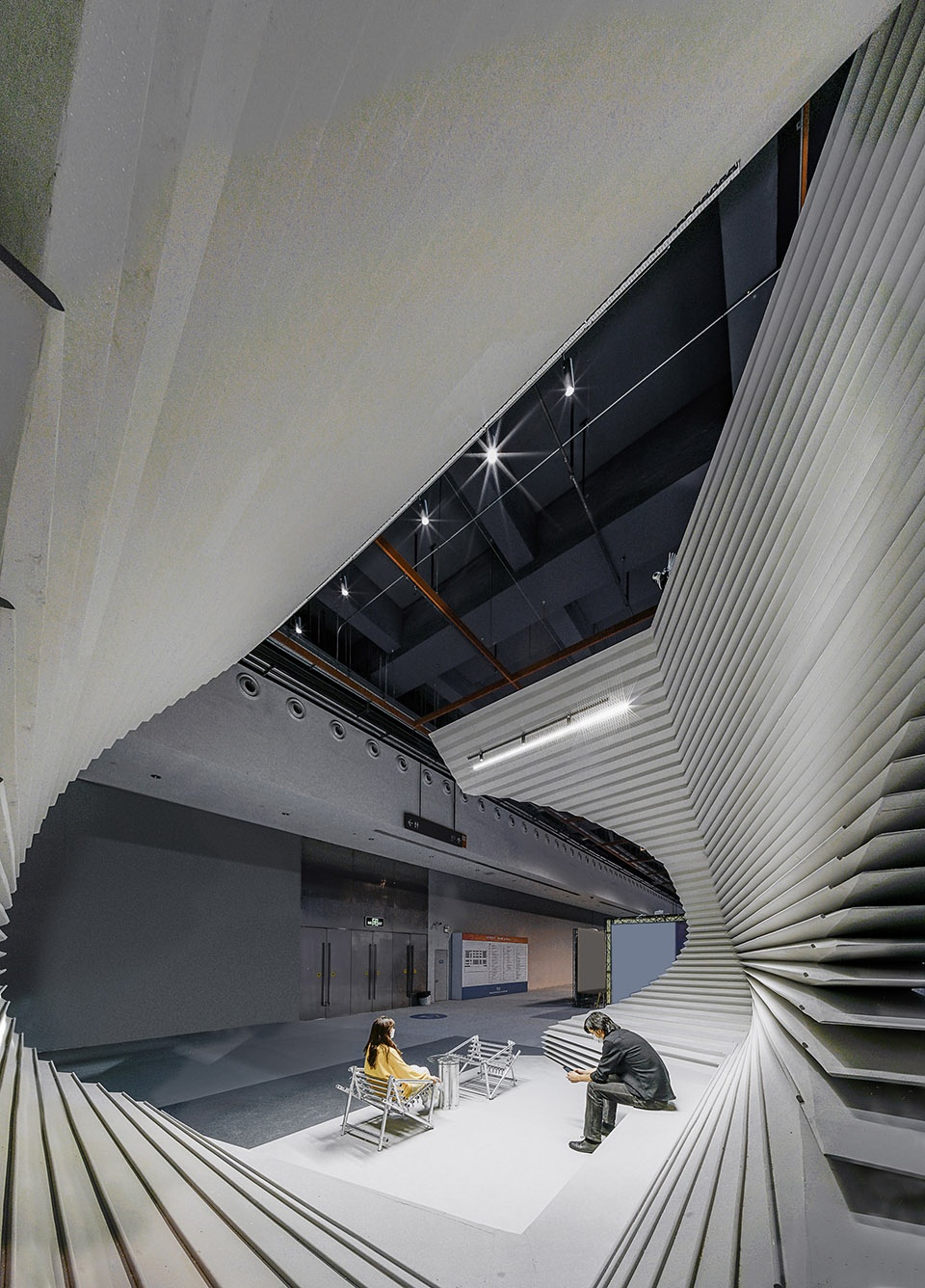 Duo purposed Exhibition Pavilion by Atelier Alter Architects