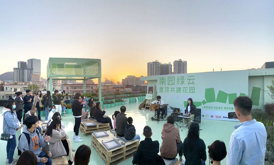 Co build Roof Garden Green Cloud Garden China by 11ARCHITECTURE