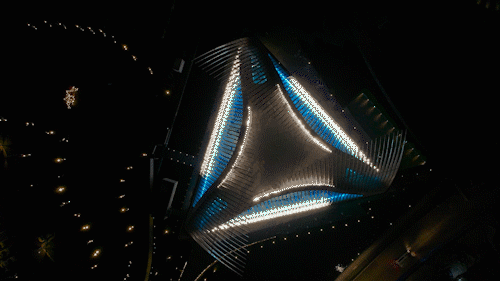 Illumination Design of Guiyang International Fashion Publishing Center China by Purilighting