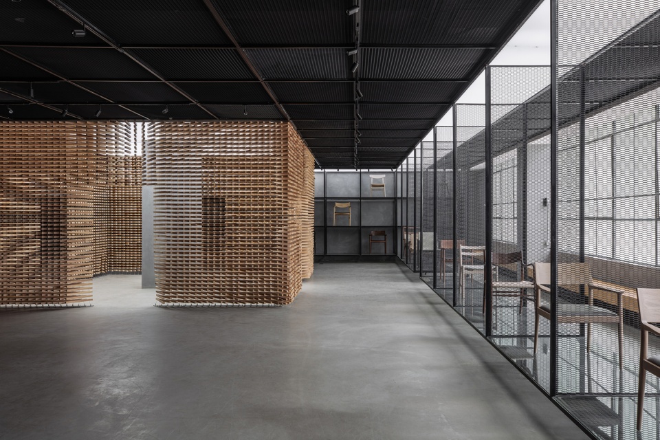 shenzhen qizhushe workshop and exhibition space by yimu