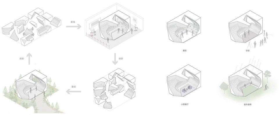 Duo purposed Exhibition Pavilion by Atelier Alter Architects 拷贝