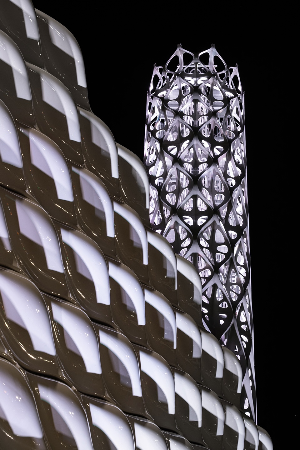 tower of light and wall of energy by tonkin liu