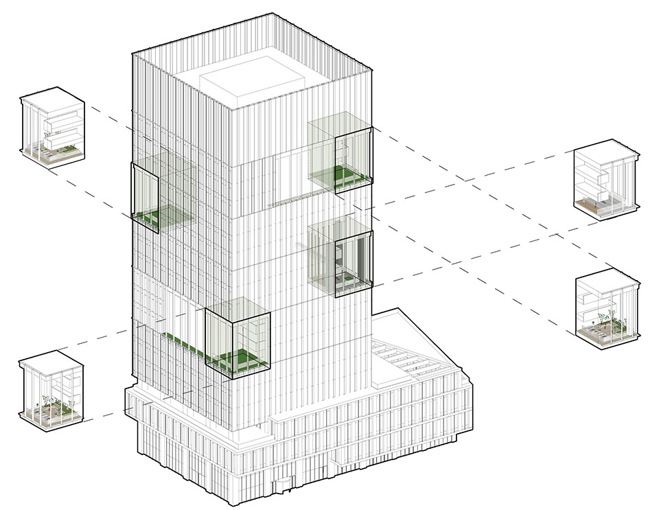 Lvchuang building China by GEN Architects