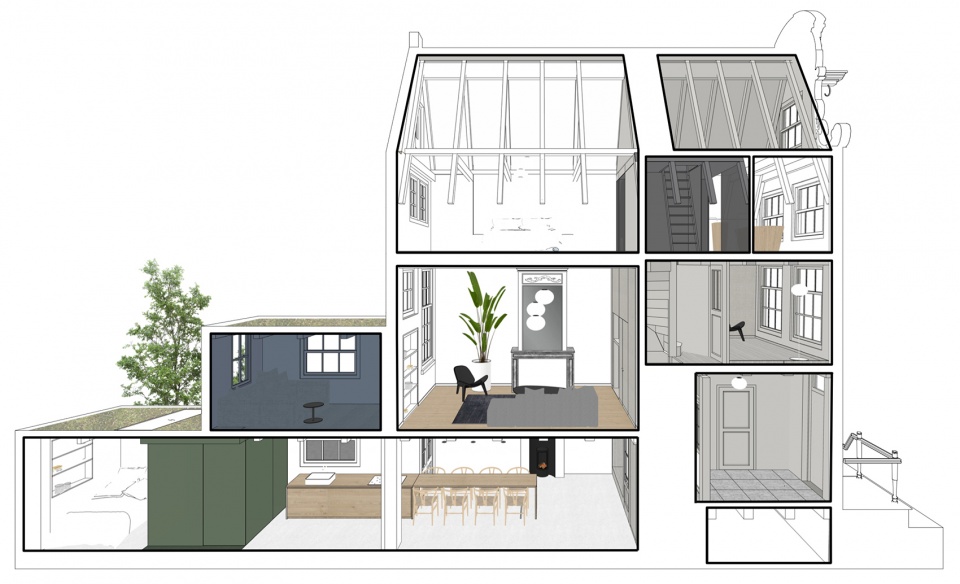 canal house amsterdam by i29