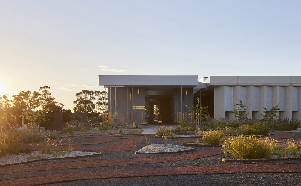 gallery of the saints mausoleum extension australia by bent architecture