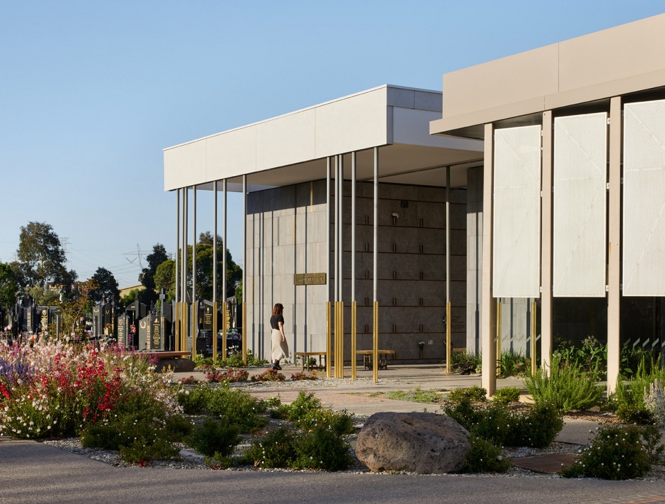 gallery of the saints mausoleum extension australia by bent architecture