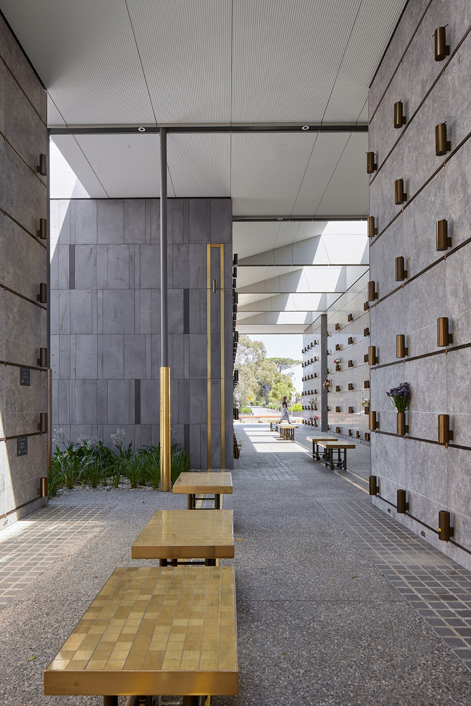 gallery of the saints mausoleum extension australia by bent architecture