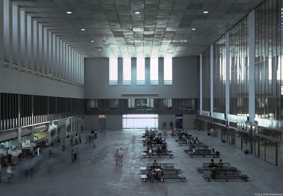 santa justa high speed central railway station by cruz y ortiz architects