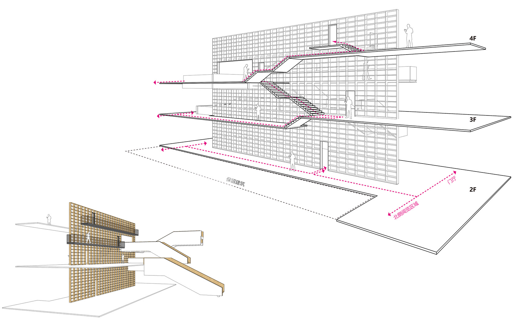 Interior Design of Yifu Library in Beijing University of Technology by ...