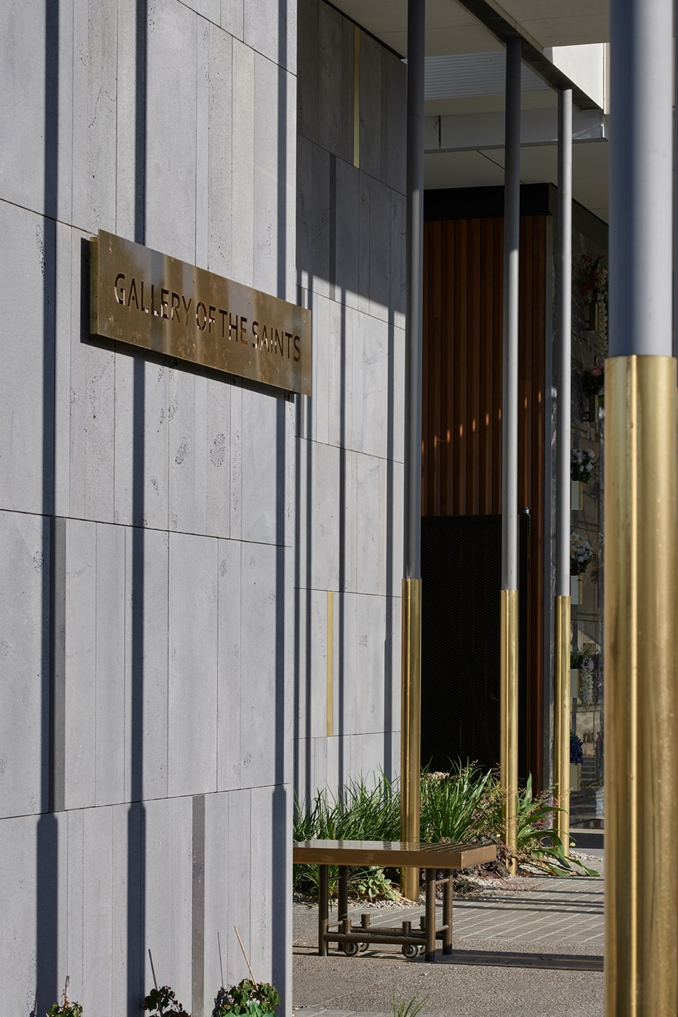 gallery of the saints mausoleum extension australia by bent architecture