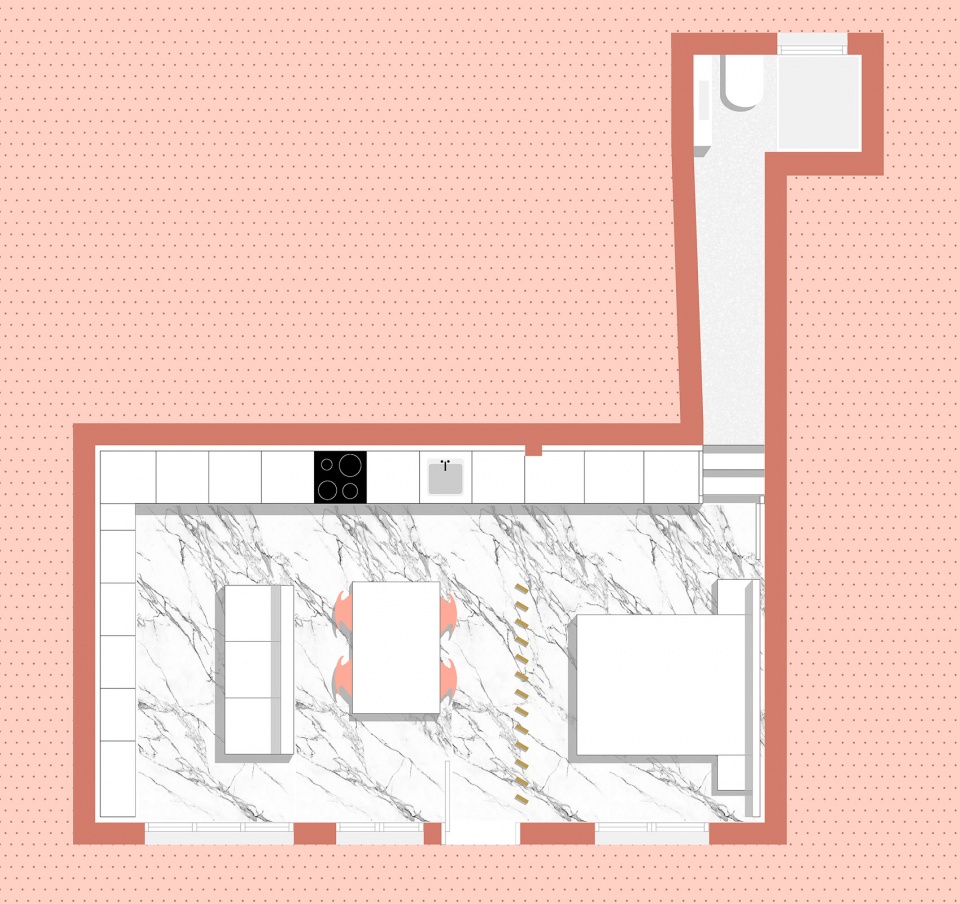 house in a haberdashery spain by ooiio architecture