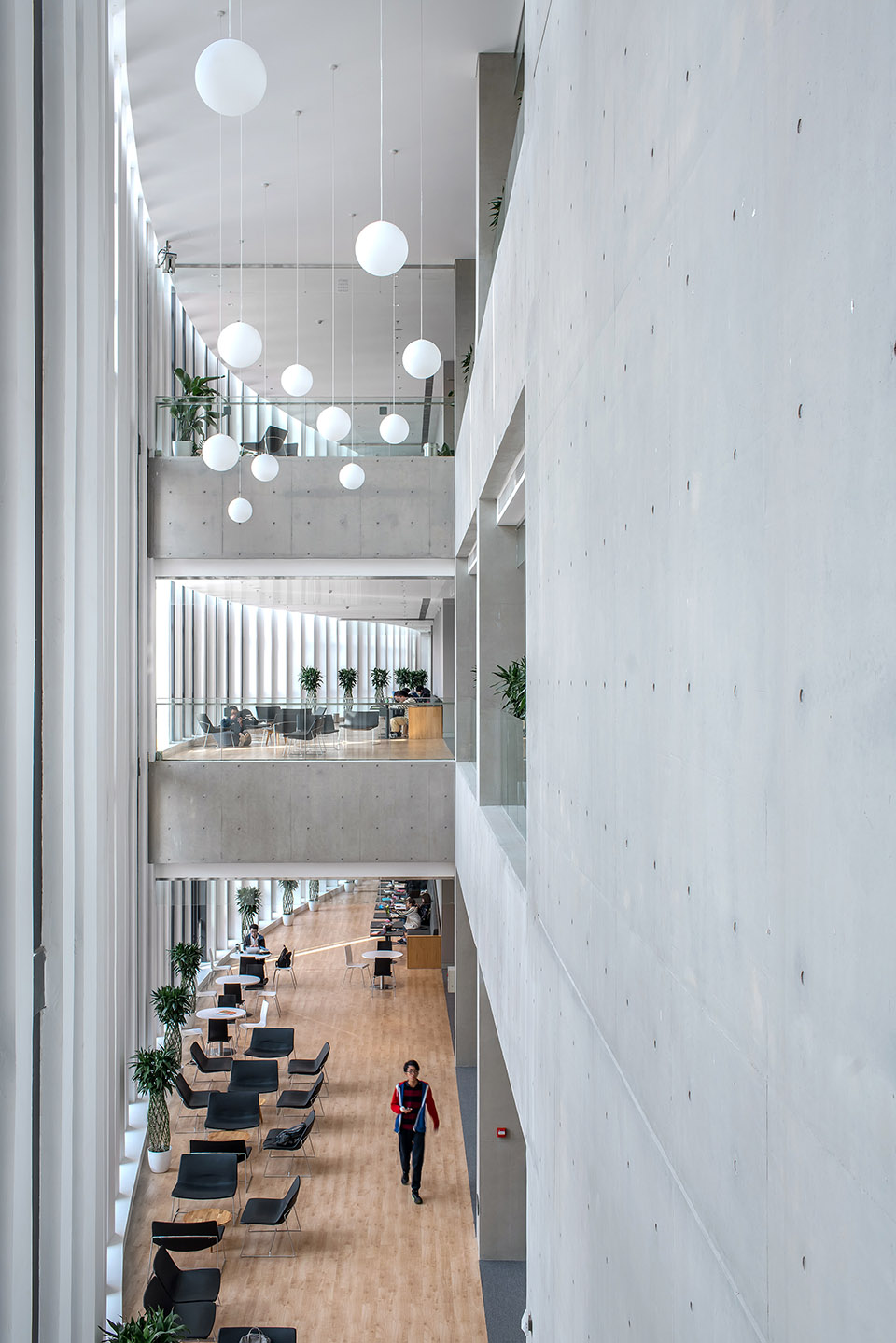 Interior Design of Yifu Library in Beijing University of Technology by ...