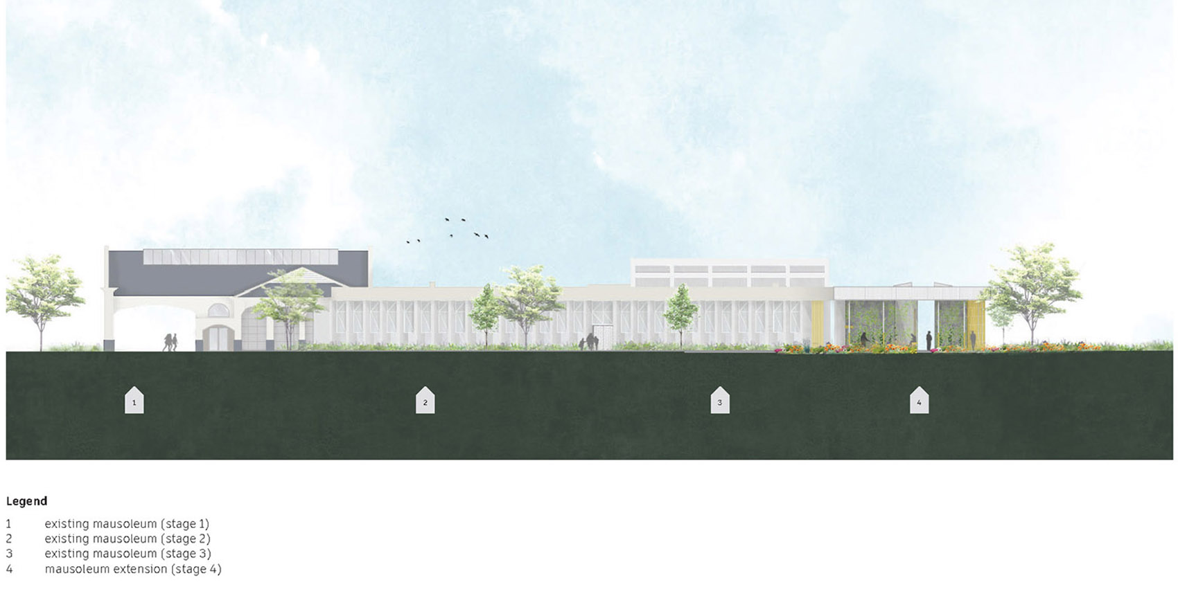 gallery of the saints mausoleum extension australia by bent architecture 1