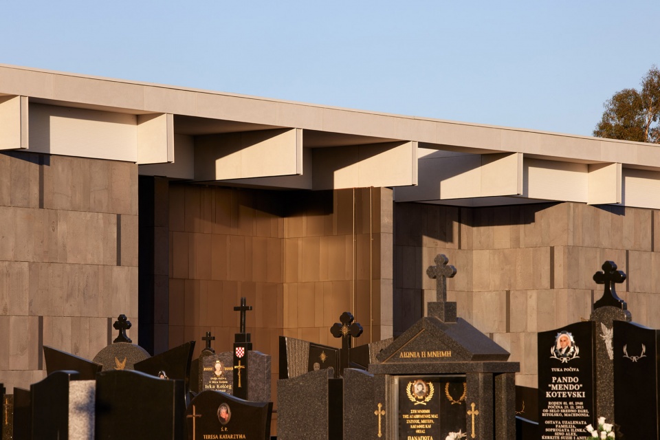 gallery of the saints mausoleum extension australia by bent architecture