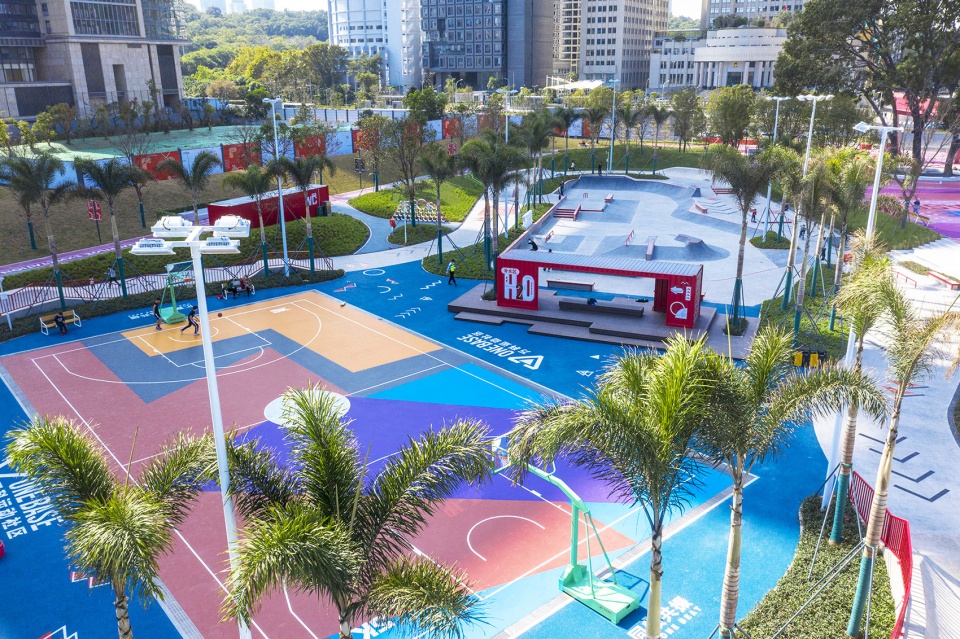 Wanchuanyunhui OneBase Vanke Sports Community Box Studio