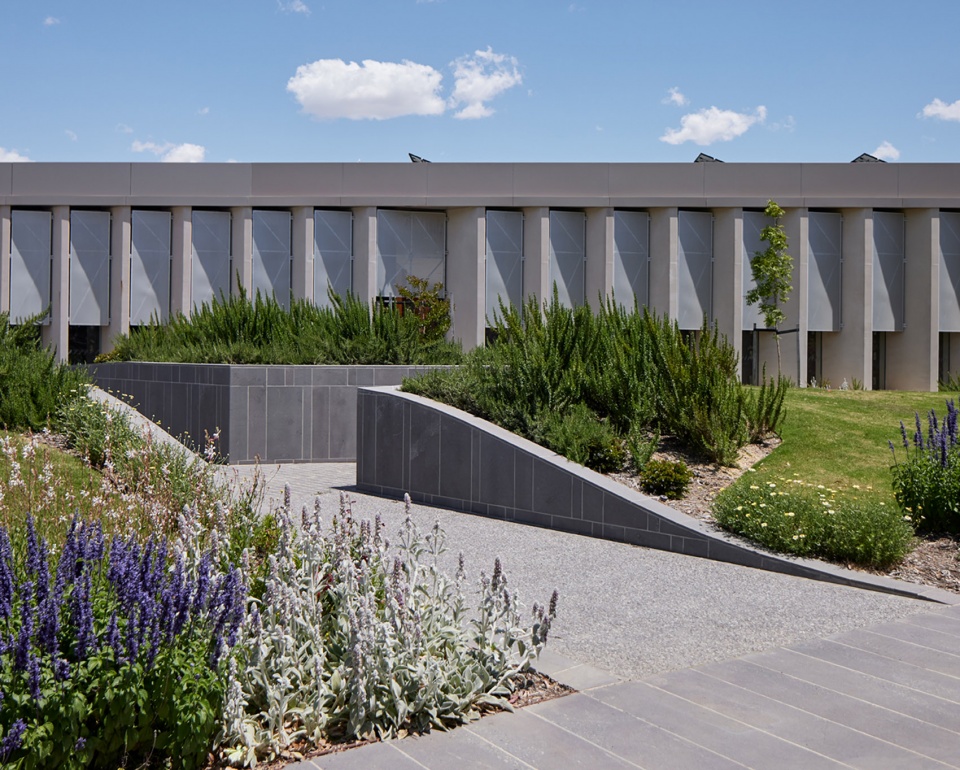 gallery of the saints mausoleum extension australia by bent architecture