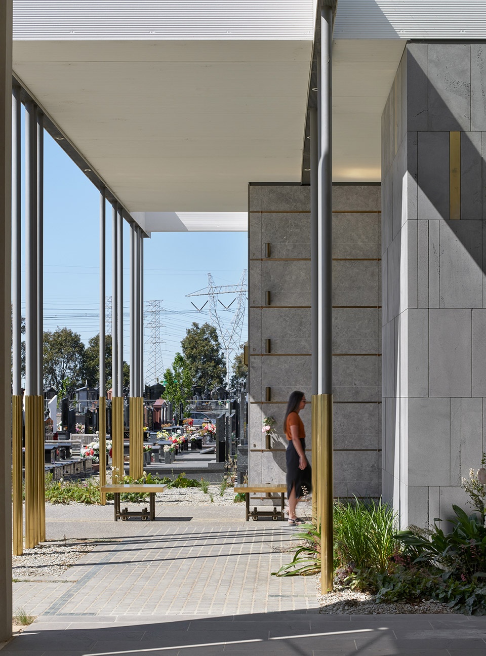 gallery of the saints mausoleum extension australia by bent architecture